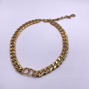 Christian Dior Gold CD Choker